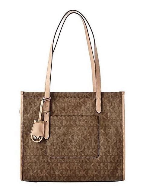 michael kors darien medium tote bag|Michael Michael Kors Darien Signature Medium Tote .